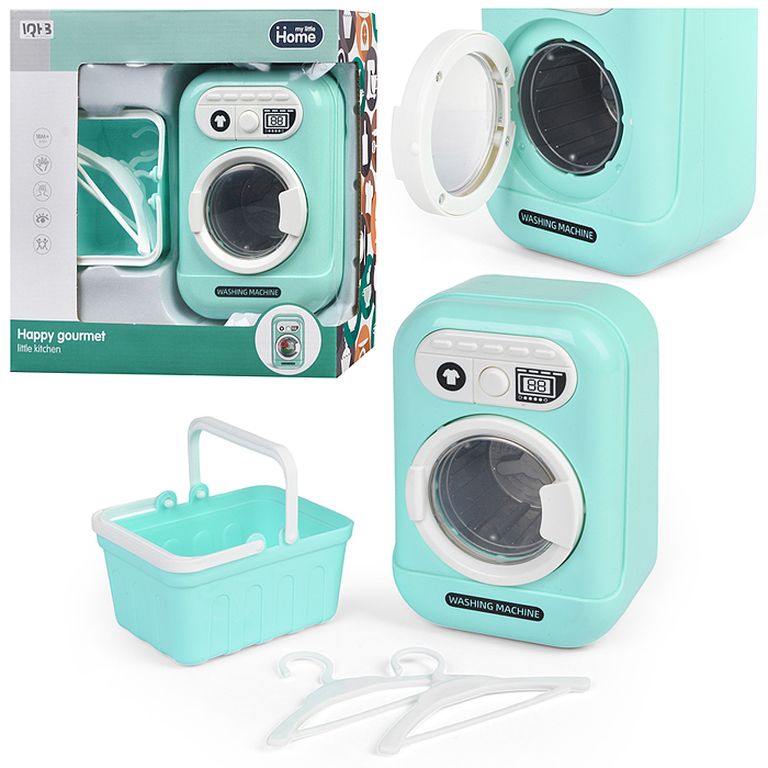 Бытовая техника Стиральная машина, с корзиной для белья, свет, звук, в коробке 20х21х9 см A2006-2