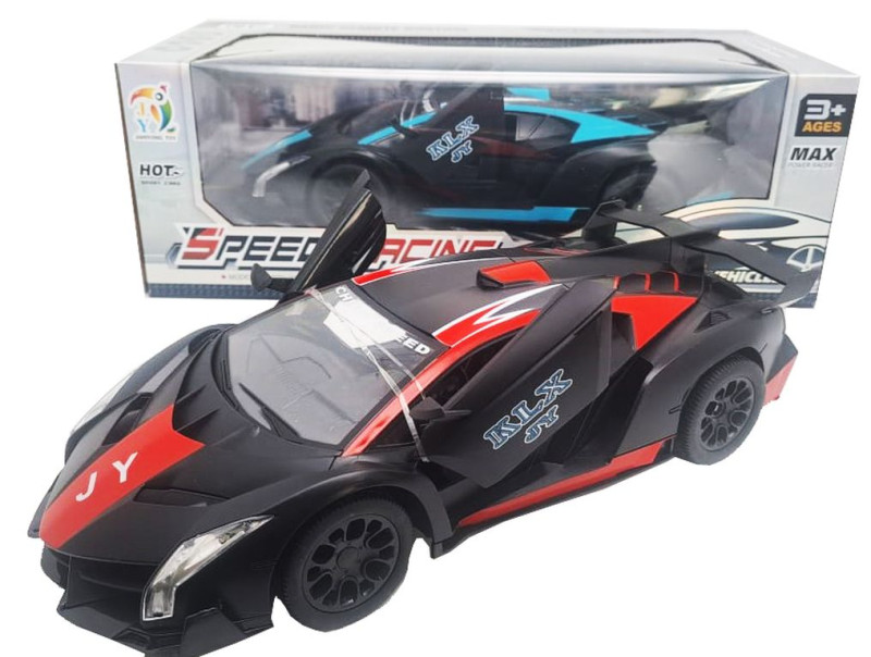 Машина Speed Rasing на радиоуправлении, свет, красная, синяя, акк. 4.8V, USB 41х14х20 см 8052E