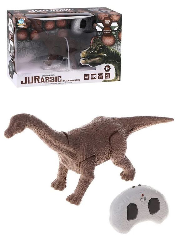 Динозавр на пульте р-у, световые и звуковые эффекты 33х10х21 см Y24111016