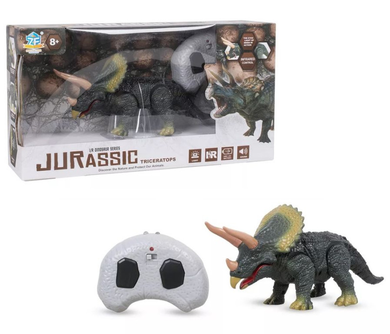 Динозавр на пульте управления, световые и звуковые эффекты, движение 33,5х9х18 см Y24111043