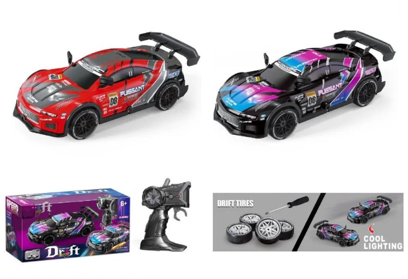 Машинка на пульте управления, световые эффекты, съемные колеса, в ассорт 30,5х13,5х15 см 3111902