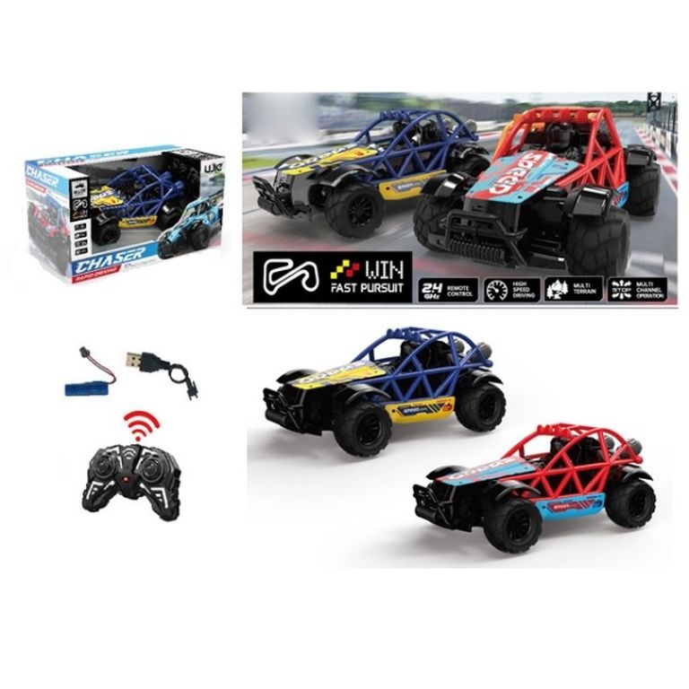 Машинка на пульте управления 2.4GHz металл., USB, в ассортименте 24х14х14 см 3117952