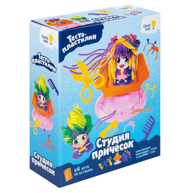 Набор для детской лепки Студия причесок 6х25х17 см TA2003