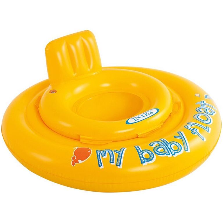 INTEX Круг для плавания My baby float, с сиденьем, 70 см, от 6-12 месяцев, 56585NP