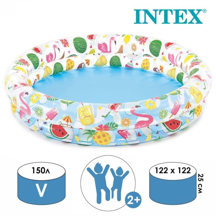 INTEX Бассейн надувной звездный, 122 х 25 см, от 2 лет, 59421NP