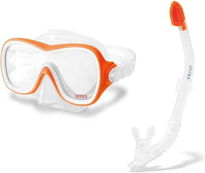 INTEX Набор для плавания WAVE RIDER, маска, трубка, от 8 лет, 55647NP