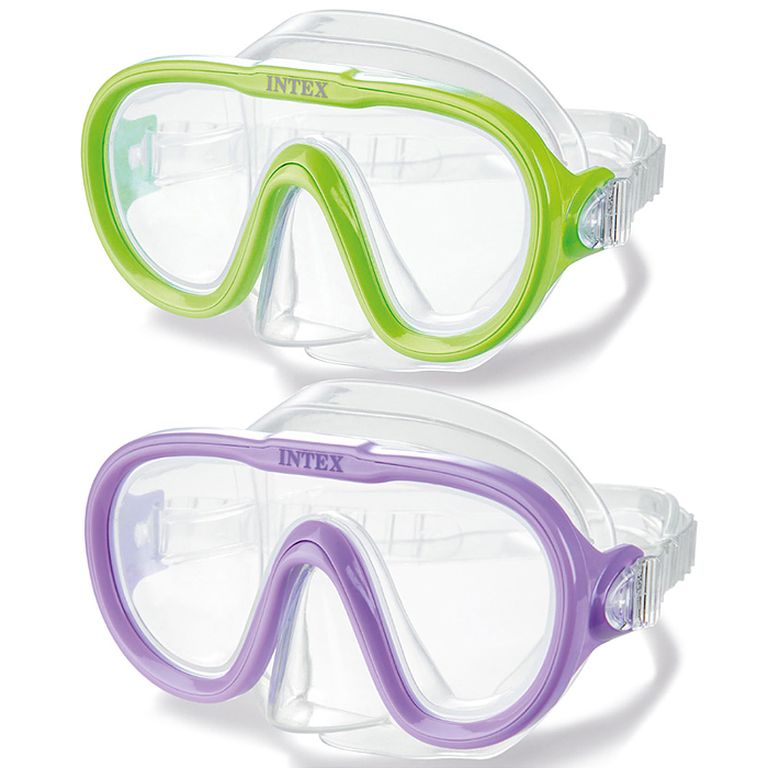 INTEX Маска для плавания SEA SCAN SWIM, от 8 лет, цвета МИКС 55916NP