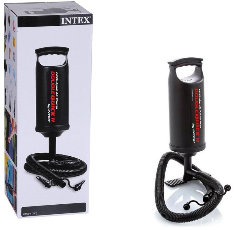 INTEX Насос ручной, 3 насадки, 36 см 13х13х37 см 68614NP