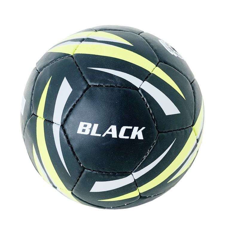 Мяч футбольный, Пакистан, размер 5, латекс, 32 панелей, руч. шитье BLACK