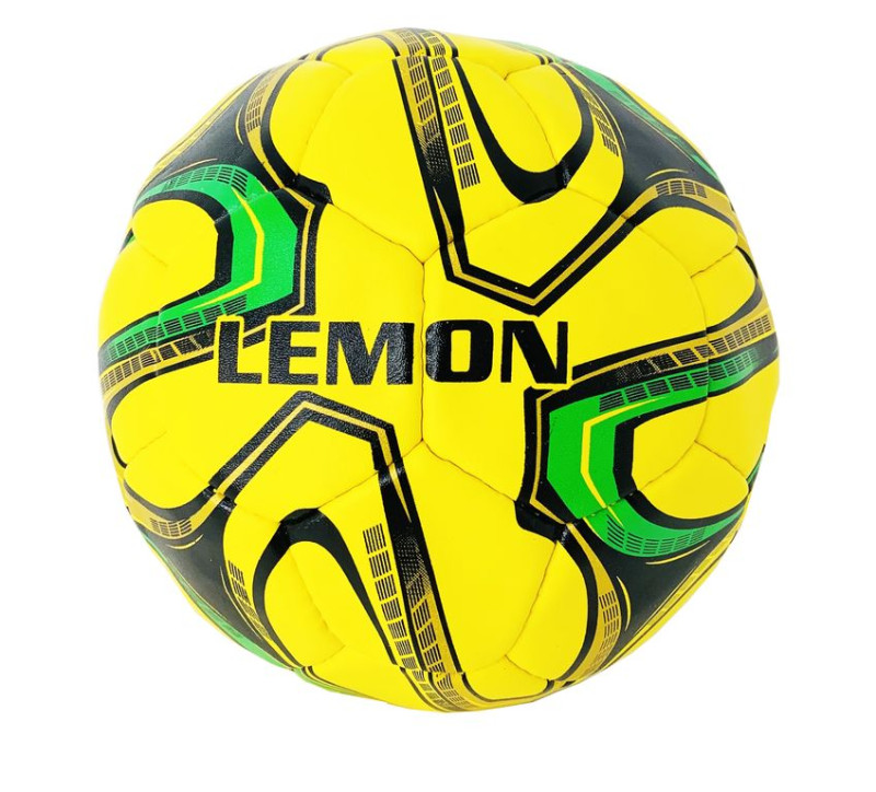 Мяч футбольный, Пакистан, размер 5, латекс, 32 панелей, ручное шитье LEMON