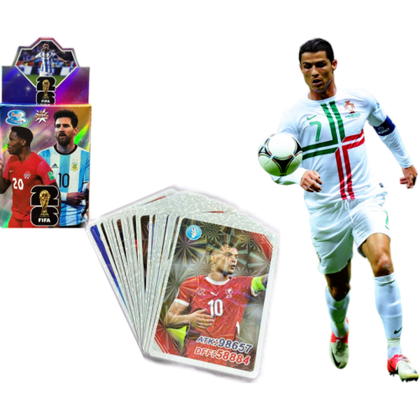 Коллекционные карточки Футбол голографические, 24 карточки в наборе, FIFA, 2026 720D