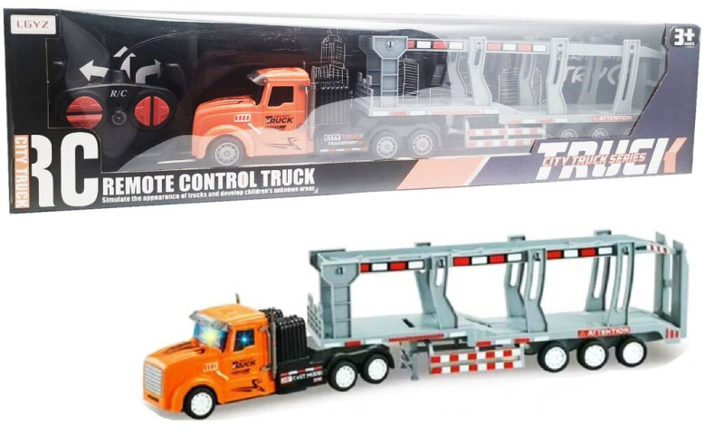 Машина на радиоуправлении, Автовоз, со световыми эффектами, в коробке 55х14х8 см 569Y-84
