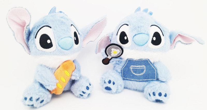 Мягкий брелок Стич 13 см., Повар, в ассортименте 12 штук в пакете 11х13х6 см 17053