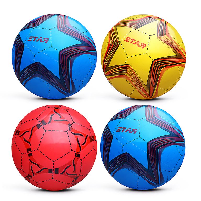Мяч надувной детский STAR 22 см., в ассортименте, в пакете 24х6х2 см 00-8292